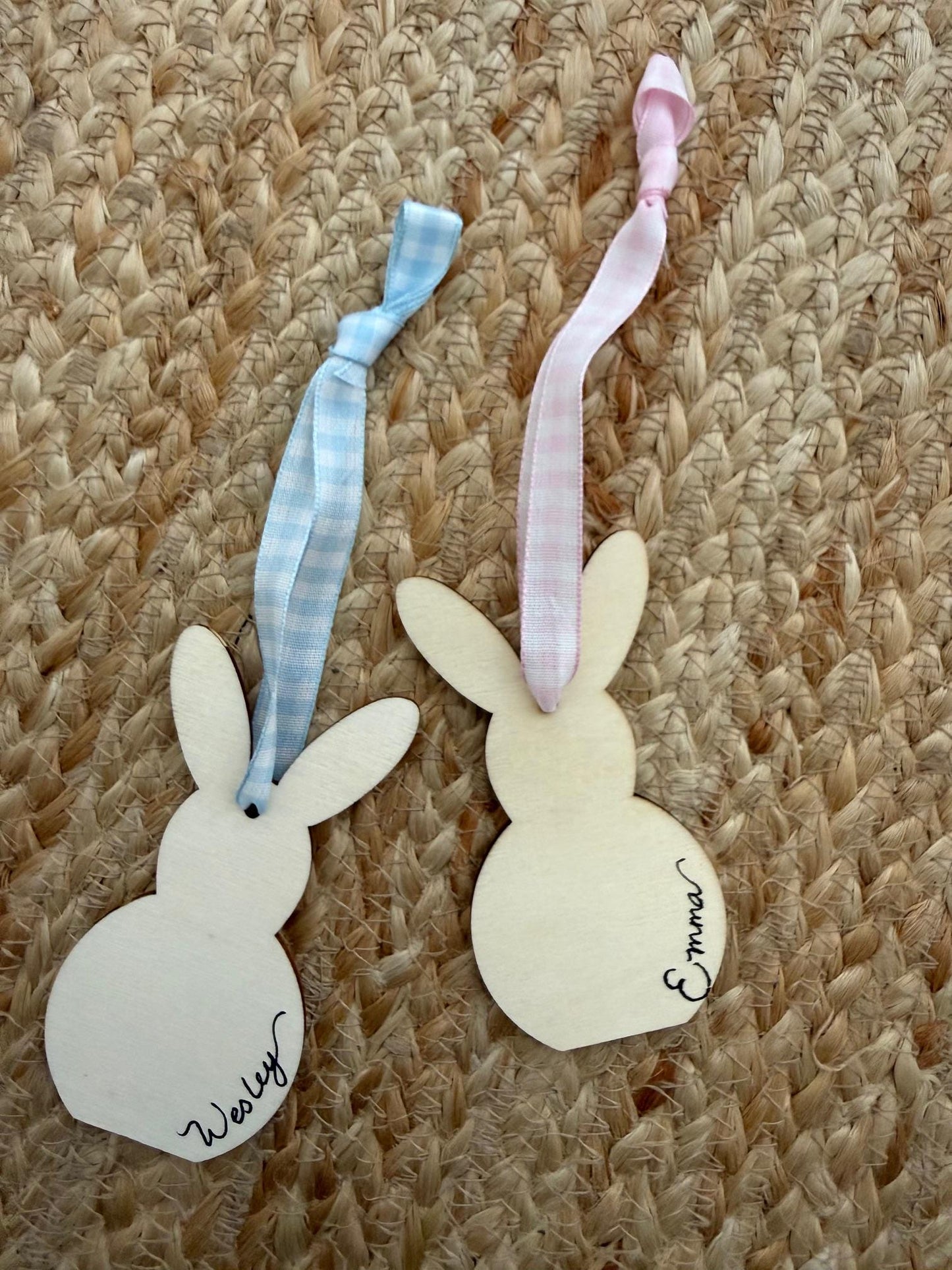 Personalized Easter Basket Tag | Bunny Name Tag | Personalized Basket | Easter Basket Tags