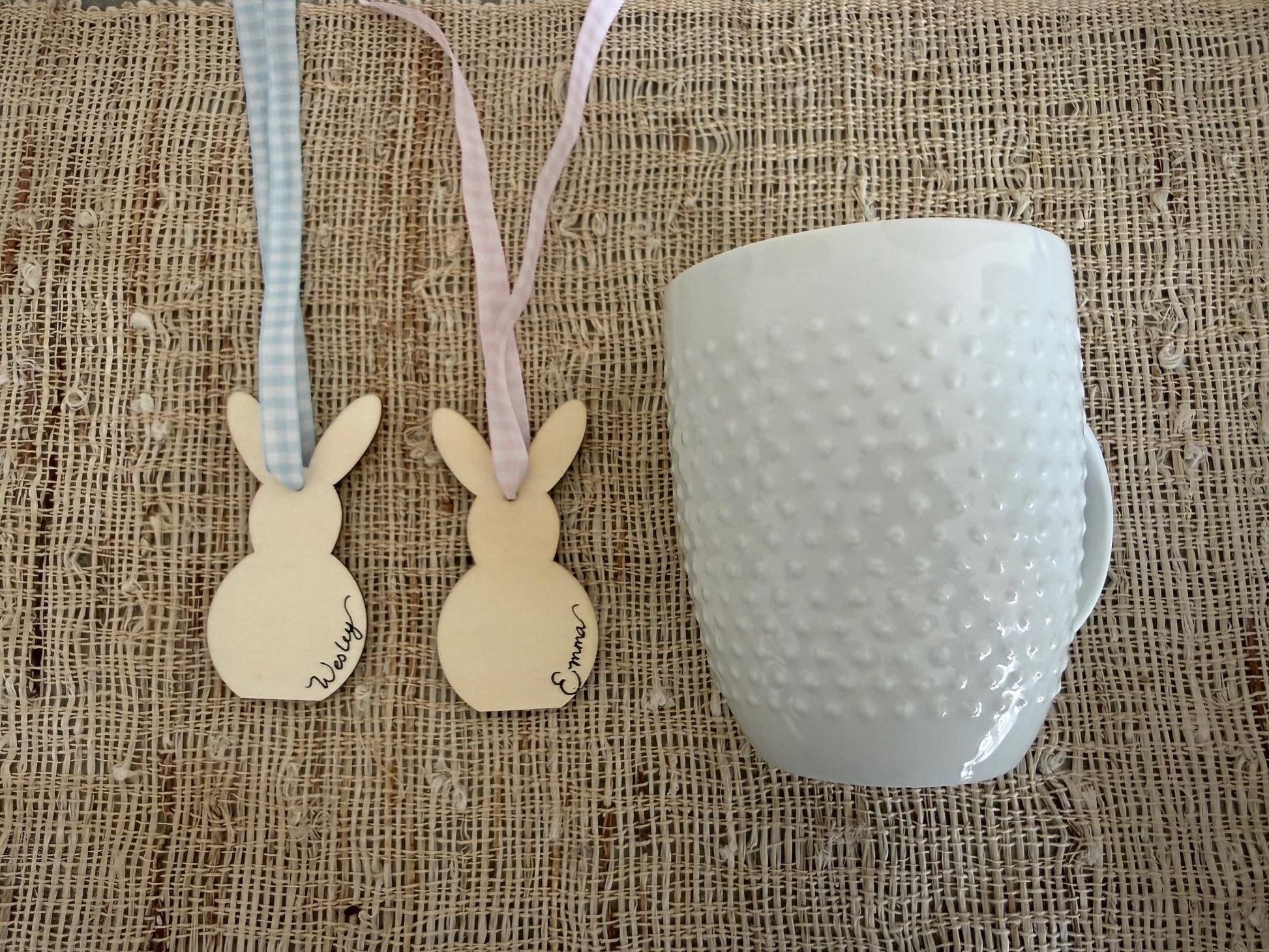 Personalized Easter Basket Tag | Bunny Name Tag | Personalized Basket | Easter Basket Tags