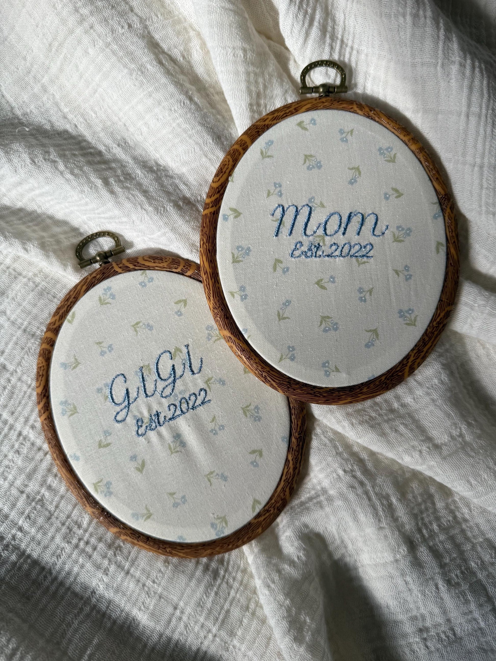 Handmade New Mom Gift | New Grandparent gift | Gigi gift | grandma Mother’s Day