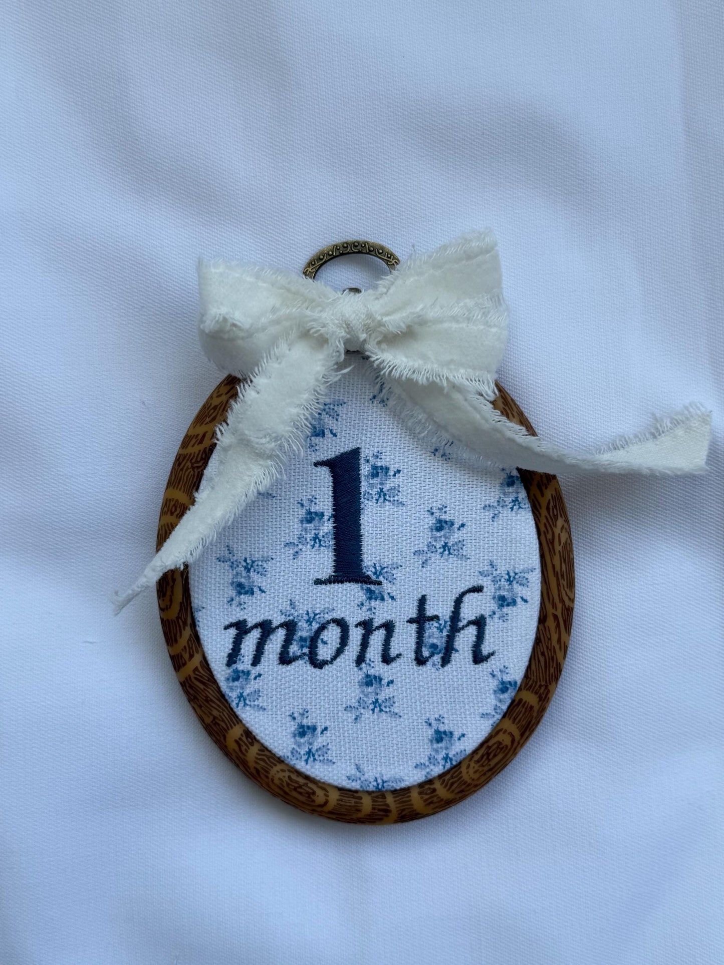 Name and First Year Milestone Hoop Set | Baby Name Announcment Sign | Newborn Photo Props | Pregnancy Announcement