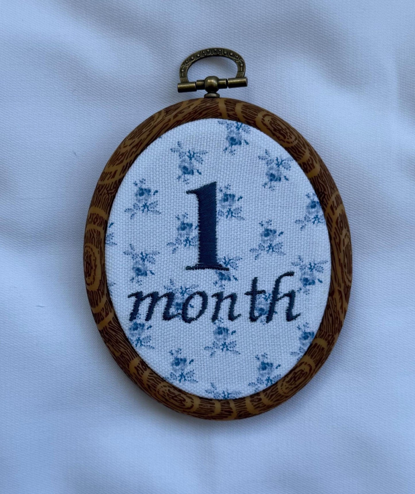 Name and First Year Milestone Hoop Set | Baby Name Announcment Sign | Newborn Photo Props | Pregnancy Announcement