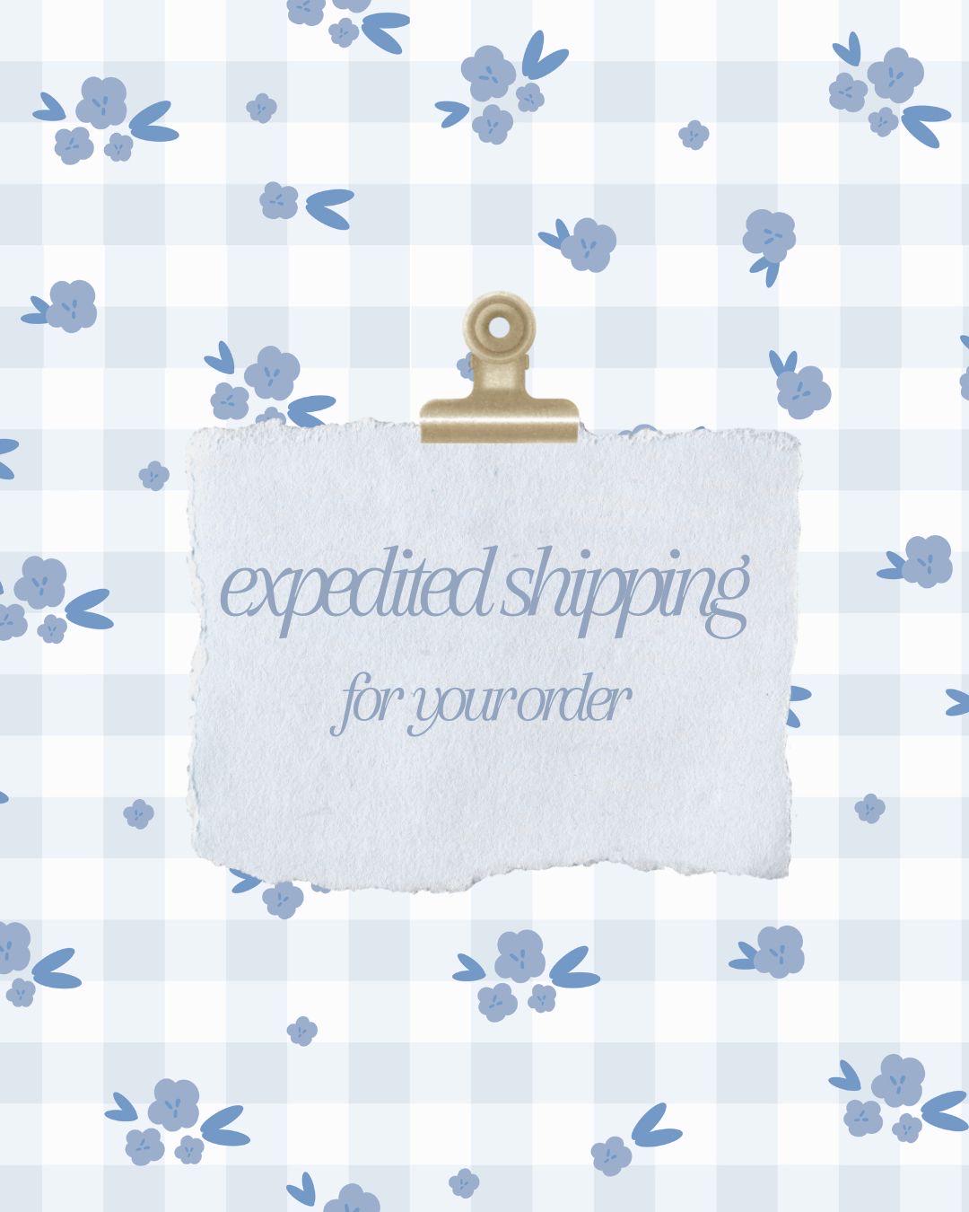 expedited shipping charge