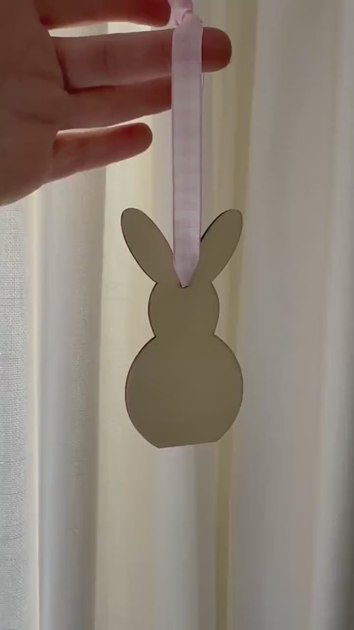 Personalized Easter Basket Tag | Bunny Name Tag | Personalized Basket | Easter Basket Tags